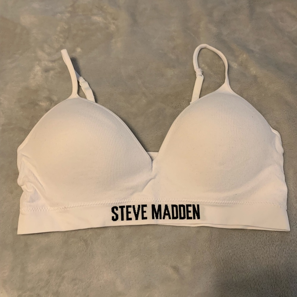 Steve Madden Classic White Bra xl
